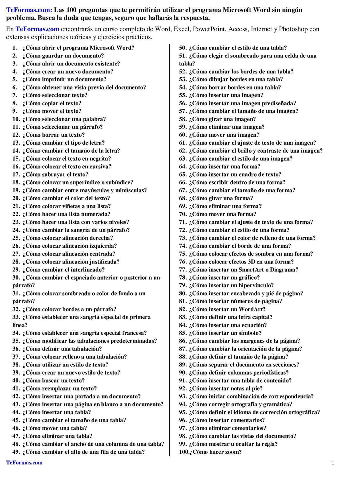 100 Preguntas Con Which