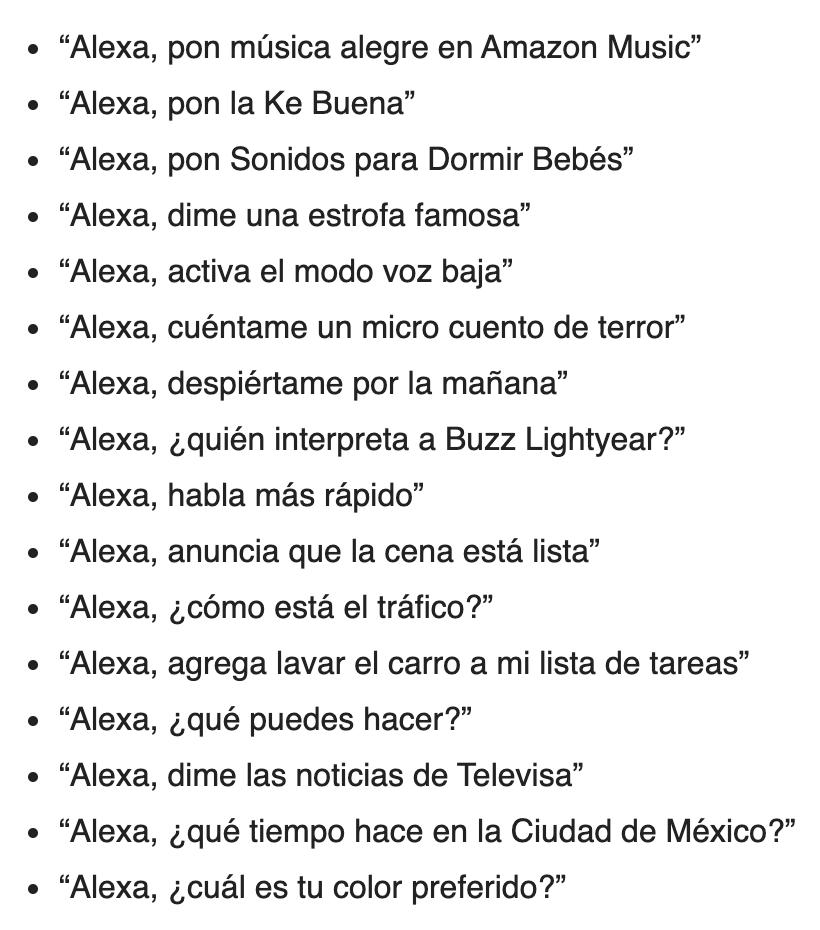 100 Preguntas Para Alexa